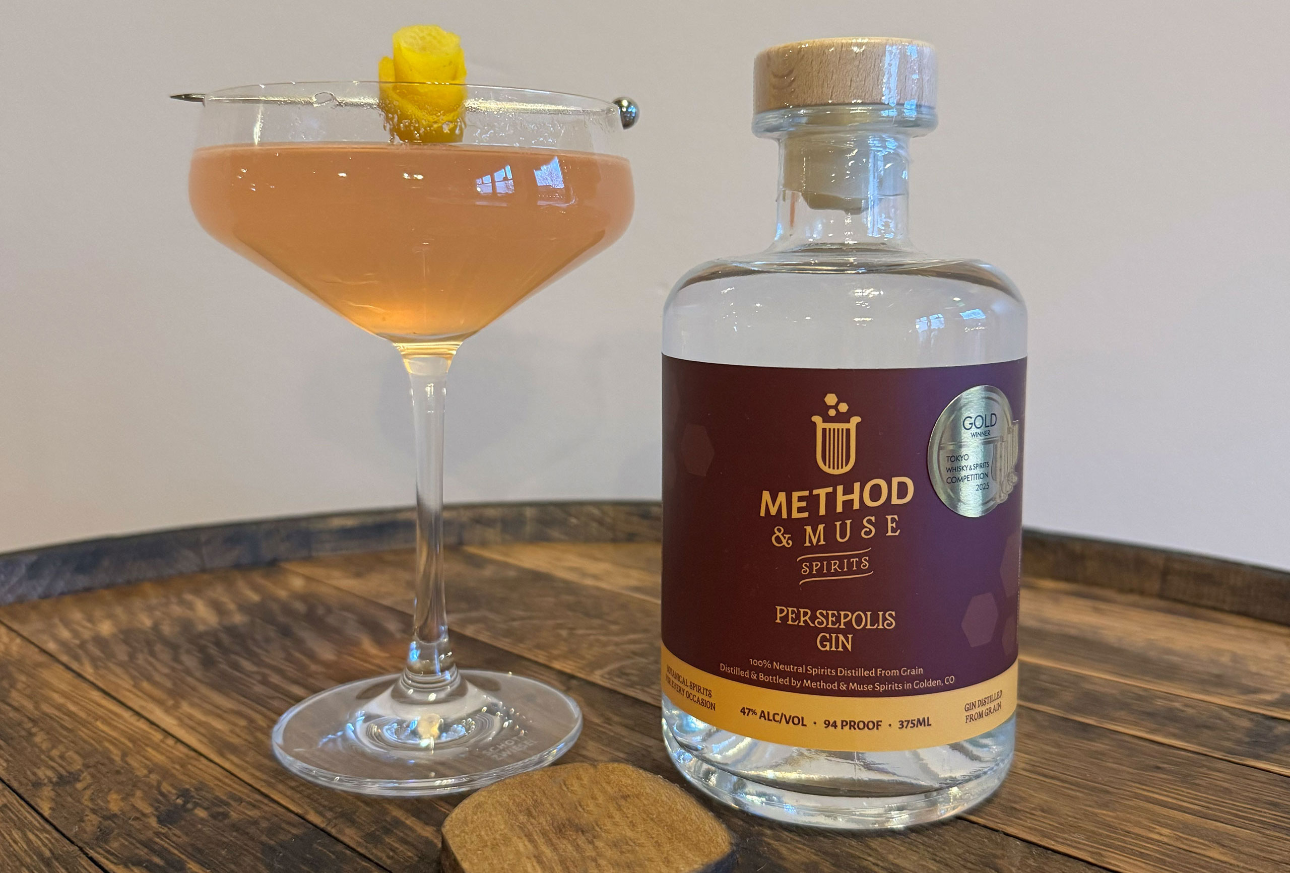 Rosé 75 Bergamot Gin | Method & Muse Spirits