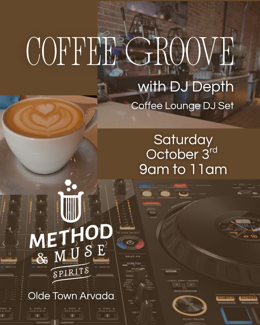Coffee Groove DJ | Method & Muse Spirits