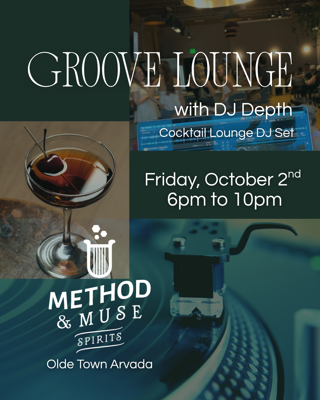 Live DJ | Method & Muse Spirits October 2