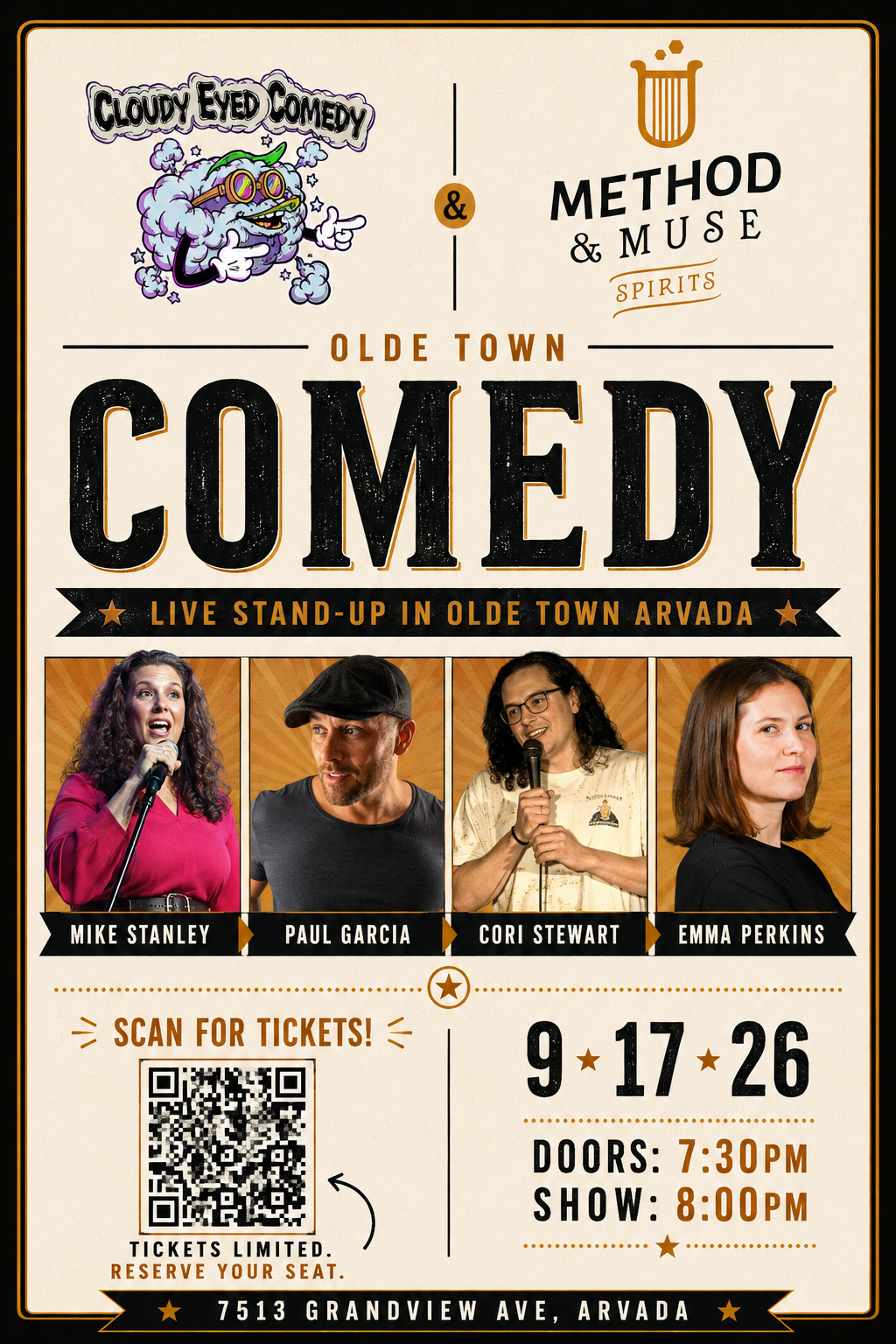Comedy | Method and Muse Spirits