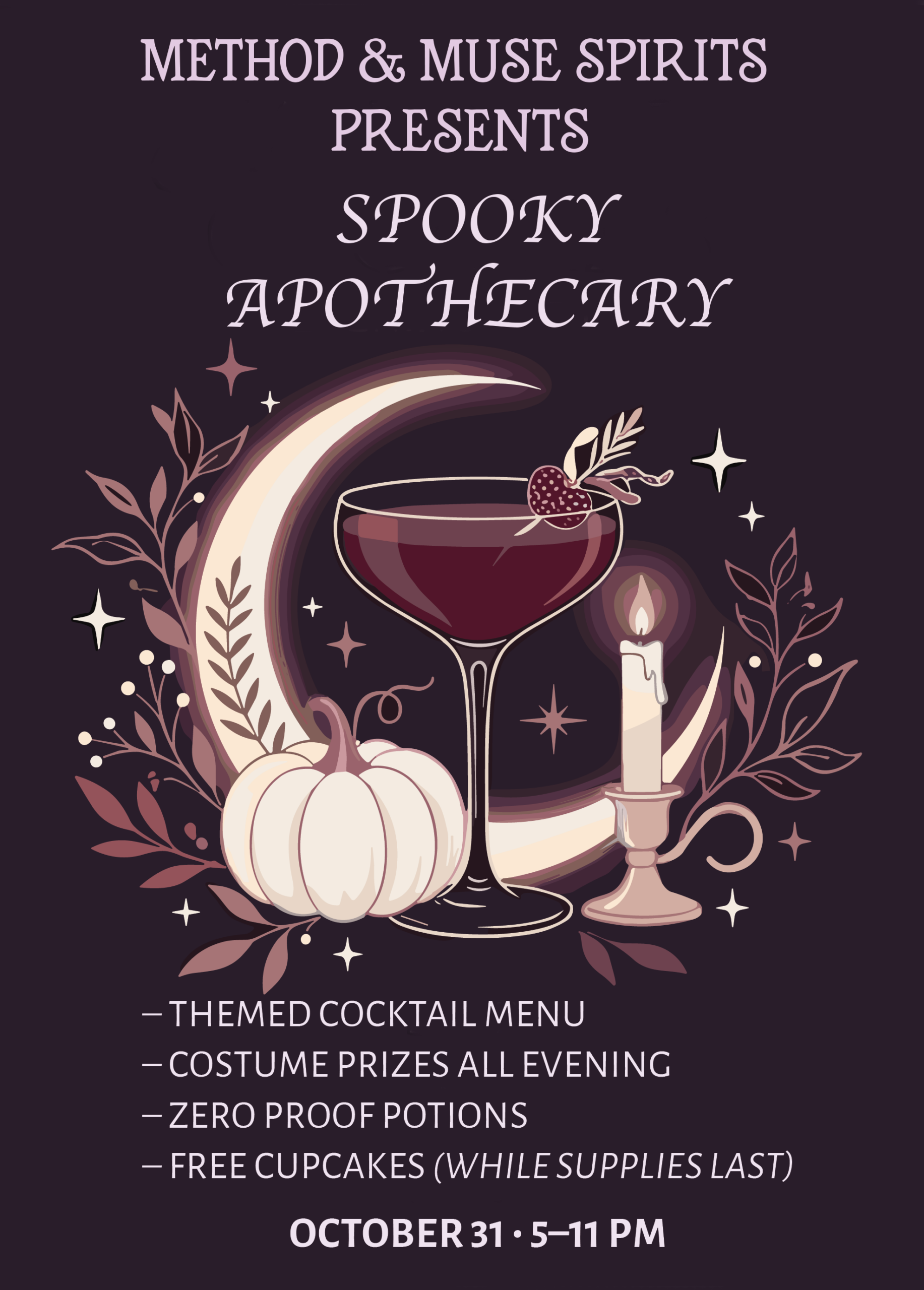 Spooky Apothecary | Halloween at Method & Muse Spirits